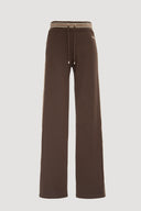 GAFFA BARREL-LEG CASUAL TROUSER – CHOCOLATE