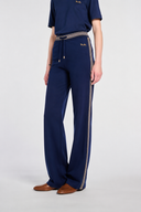 GAFFA BARREL-LEG CASUAL TROUSER – MARINE