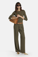 LS -CIVIDALE PULLOVER - MILITARY GREEN