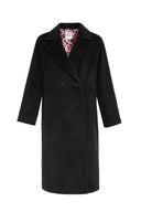 BRIDGET LONG STRUCTURED COAT - NOIR