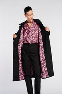 BRIDGET LONG STRUCTURED COAT - NOIR