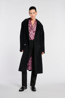 BRIDGET LONG STRUCTURED COAT - NOIR