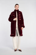 MIKAELLA COAT – BORDEAUX