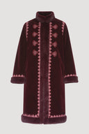 MIKAELLA COAT – BORDEAUX