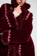 MIKAELLA COAT – BORDEAUX