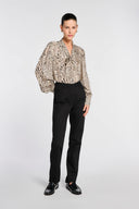 CELLINI LONG SLEEVE BLOUSE – ANIMAL