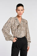 CELLINI LONG SLEEVE BLOUSE – ANIMAL