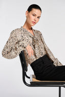 CELLINI LONG SLEEVE BLOUSE – ANIMAL