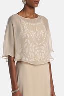 LS -PIROLO DRESS - CREAM/CREAM