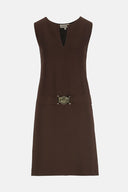 LS -CORCIANO DRESS - BROWN