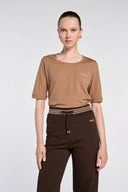 GARENCE CLEAN LOGO T-SHIRT – CHOCOLATE