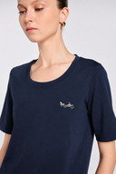 GARENCE CLEAN LOGO T-SHIRT – MARINE
