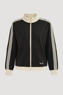 GIUSEPPE ZIP-UP TRACK SWEATSHIRT – NOIR
