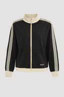 GIUSEPPE ZIP-UP TRACK SWEATSHIRT – NOIR