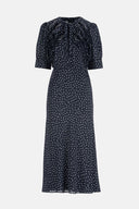 LS -PALLONCINO DRESS - VAR BLUE CREAM