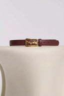 MOTO CLASSIC LEATHER BELT – BORDEAUX