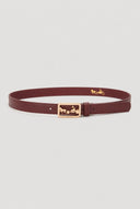 MOTO CLASSIC LEATHER BELT – BORDEAUX