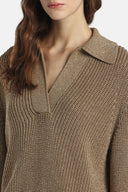 LS -ZIZZANIA PULLOVER - OLD GOLD