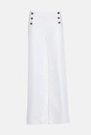 LS -ALMANACCO TROUSERS - WHITE