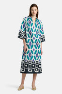 PRUDENZA BLK PURPL DRESS