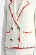 LS -COSMICA JACKET - CREAM/RED