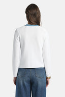 LS -CAPOTRENO JACKET - WHITE/BLUE