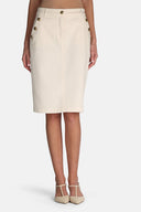 LS -TARGHETTA SKIRT - IVORY