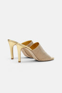 LS -UNITARIO SHOES - CRYSTAL PEACH/GOLD