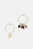 LS -NANDU EARRING - GEOMETRIC/GOLD