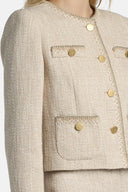 LS -VASARI JACKET - VAR BEIGE GOLD