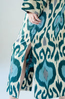 "Silk Way" - Blue & White Robe