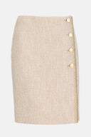 LS -TANZANIA SKIRT - VAR BEIGE GOLD