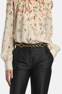LS -DOLINA BELT - SATIN GOLD/BLACK