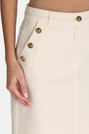 LS -TARGHETTA SKIRT - IVORY