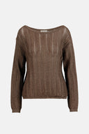 LS -ZEBRINO PULLOVER - TOBACCO