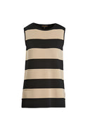 CANTILENA BLK BEIG TOP