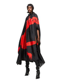 AZ FACTORY PRINTED CAFTAN BLACK/RED