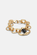 LS -NUMIDICO BRACELET - SATIN GOLD/BLACK