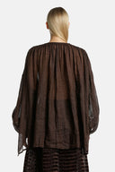 BALCONCINO BROWN BLOUSE