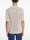 LANVIN STRIPED POLO BEIGE