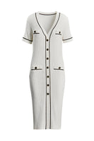 CANDELOTTO OFF WHT DRESS