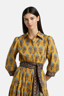 PINAROLO TURQ/BURG DRESS