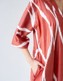 "Take it easy" Bell Fit Dress - BROWN