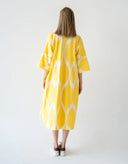 "Take it easy" Bell Fit Dress - Yellow