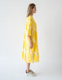 "Take it easy" Bell Fit Dress - Yellow