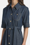 LS -PERIODICO DRESS - BLUE