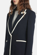 LS -VELICO JACKET - BLUE/CREAM