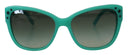 Dolce & Gabbana Green Stars Acetate Square Shades DG4124  Sunglasses