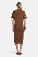 LS -CORVARA DRESS - TOBACCO/TOBACCO