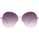 Max Mara Gold Women Sunglass